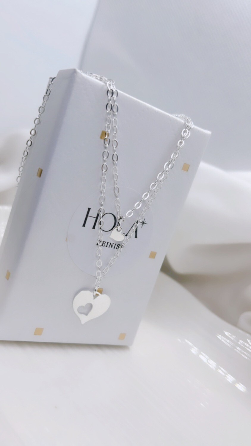 Collar corazones
