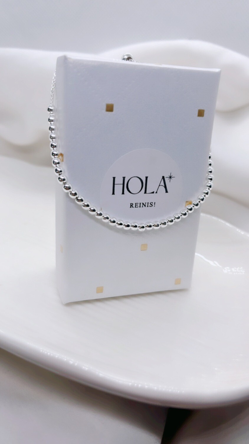 Pulsera corbatín esferitas