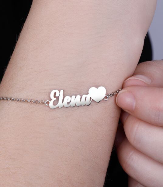 Pulsera nombre cursiva