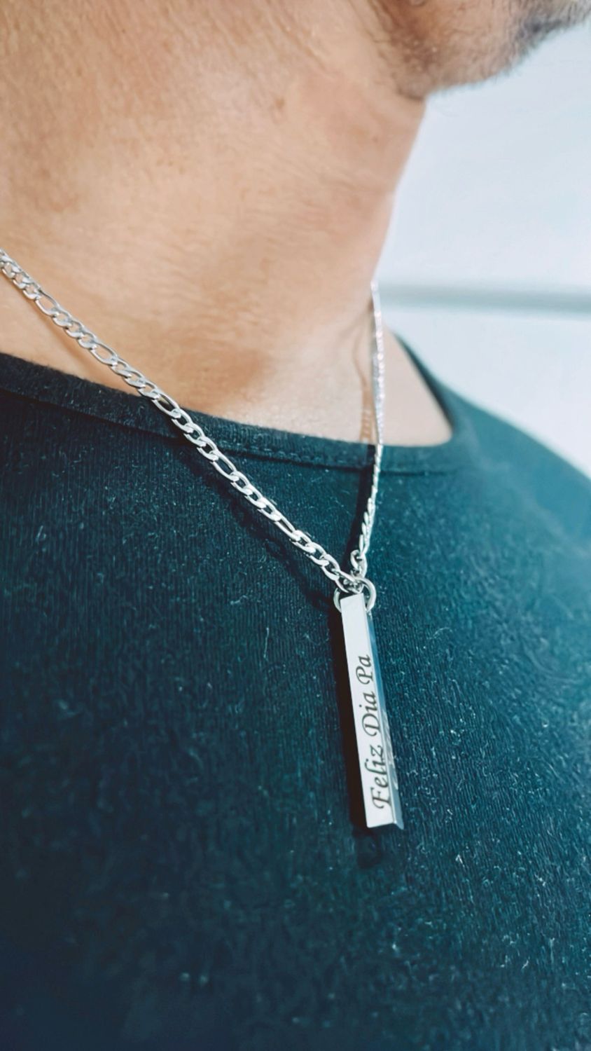 Collar barra masculino