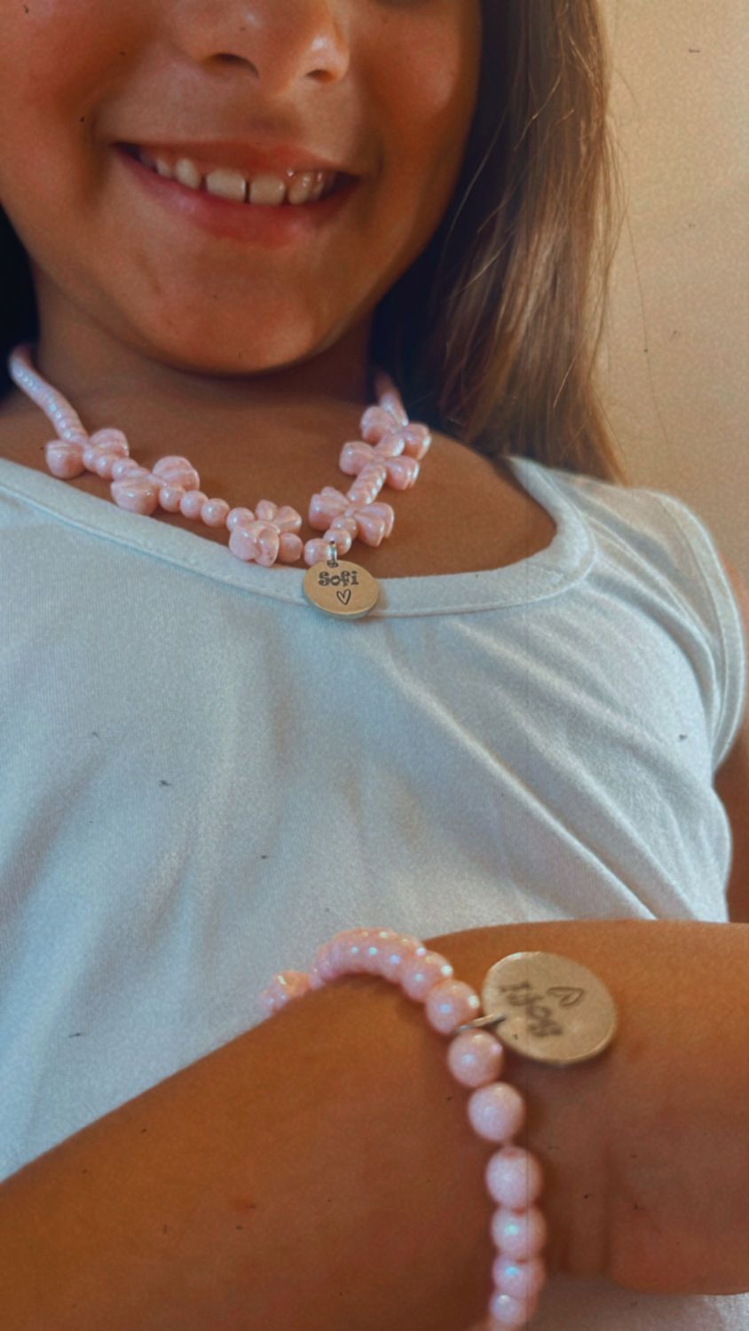 Set moño rosa