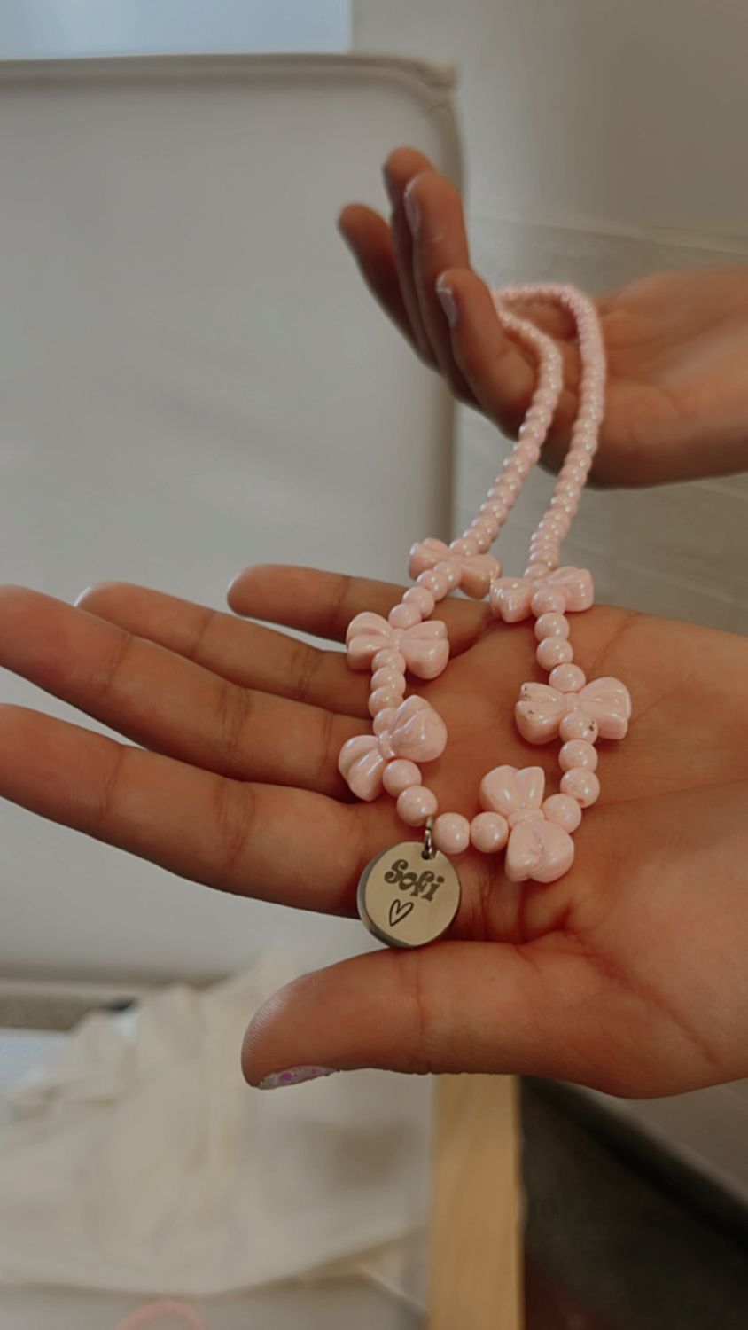 Set moño rosa