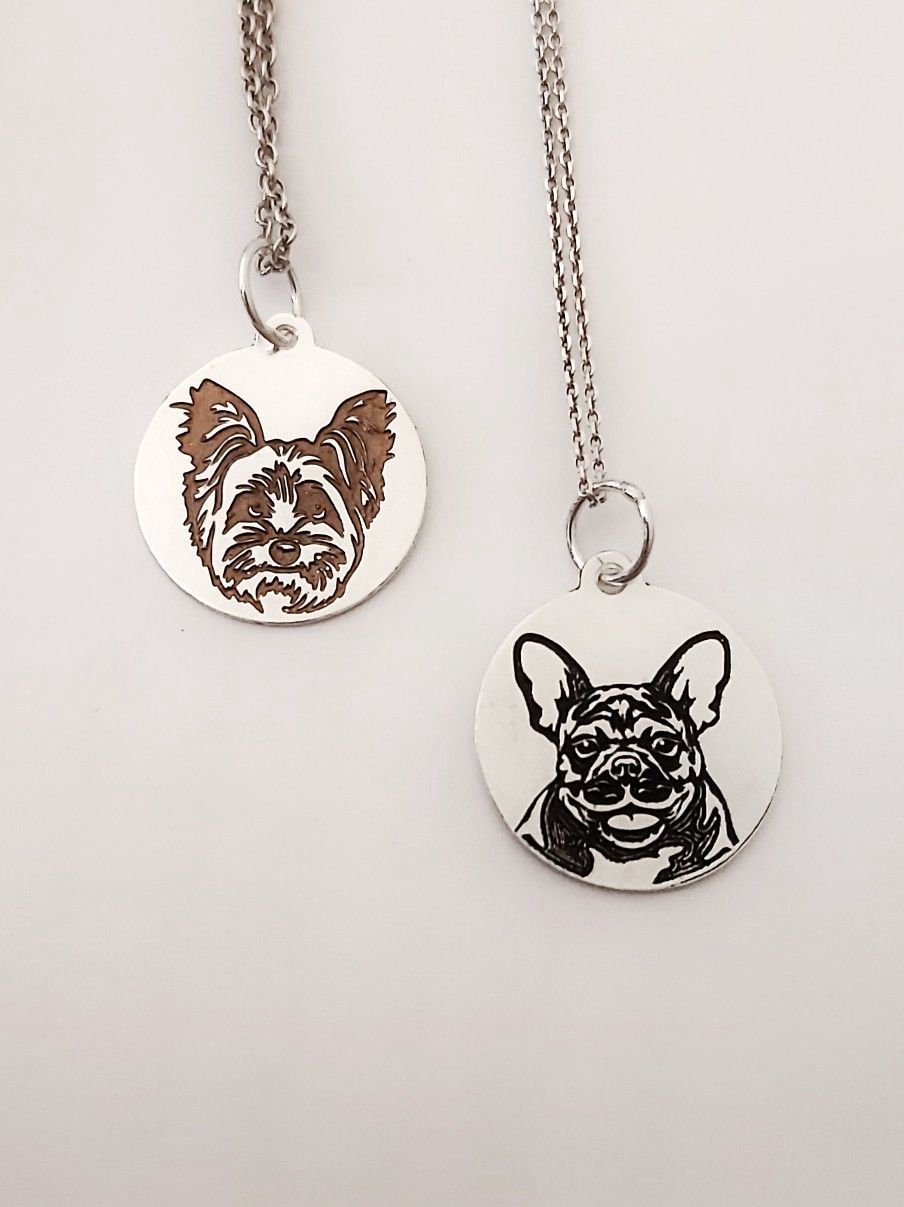 Collar Imagen Simil dibujo