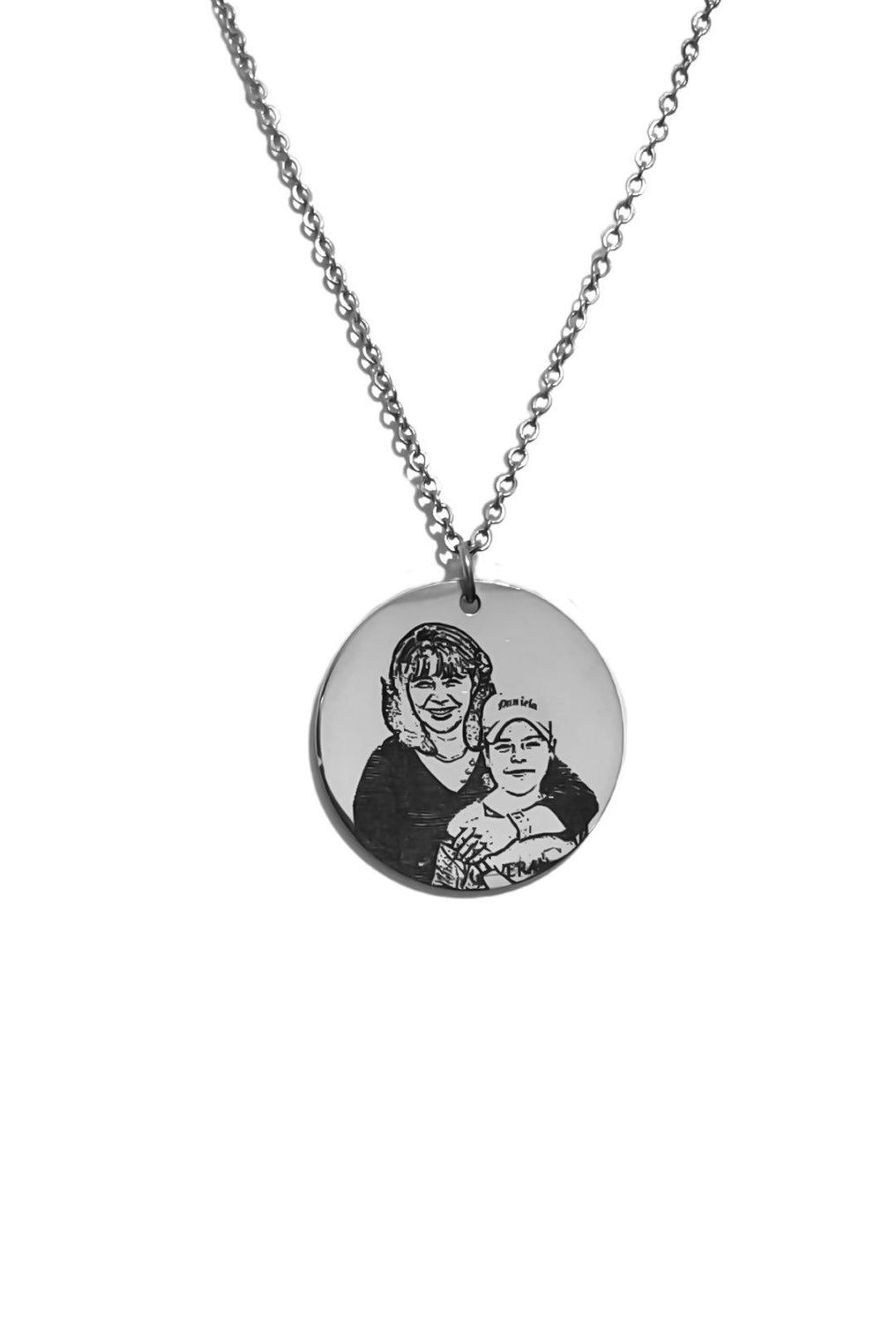 Collar Imagen Simil dibujo