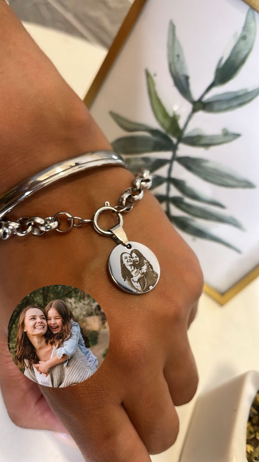Pulsera rolo simil dibujo