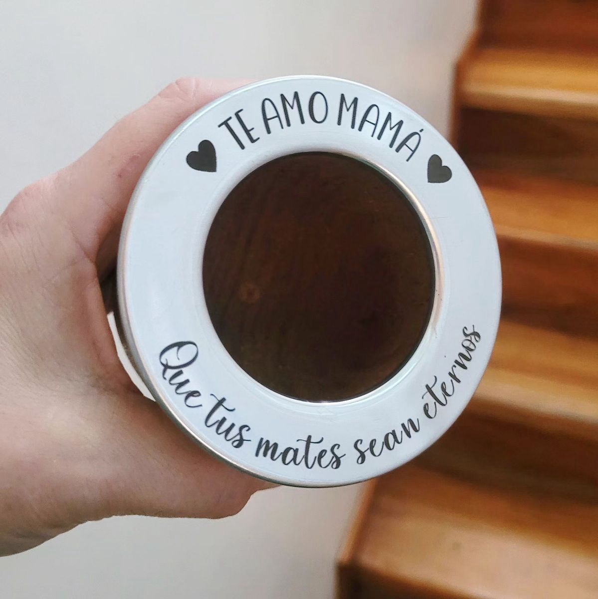 Mate grabado en cerámica