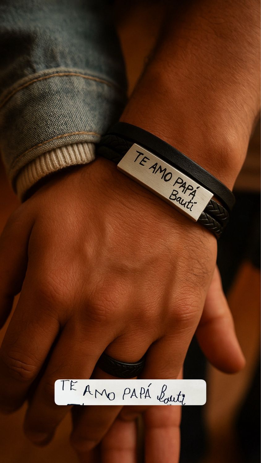 Pulsera cuerina