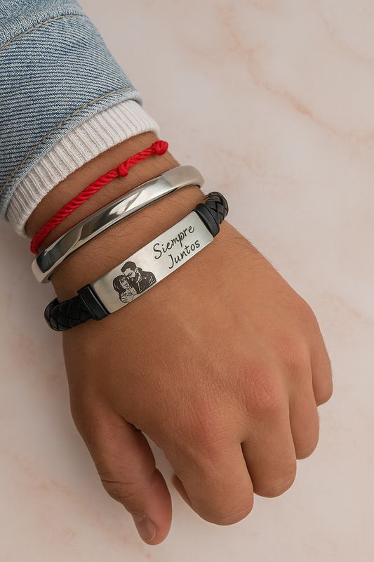 Pulsera cuerina