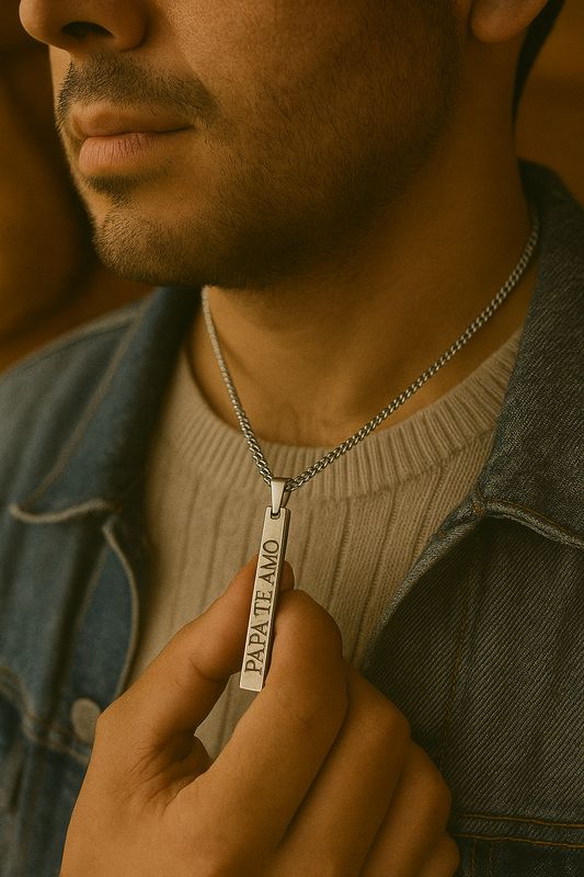 Collar barra masculino