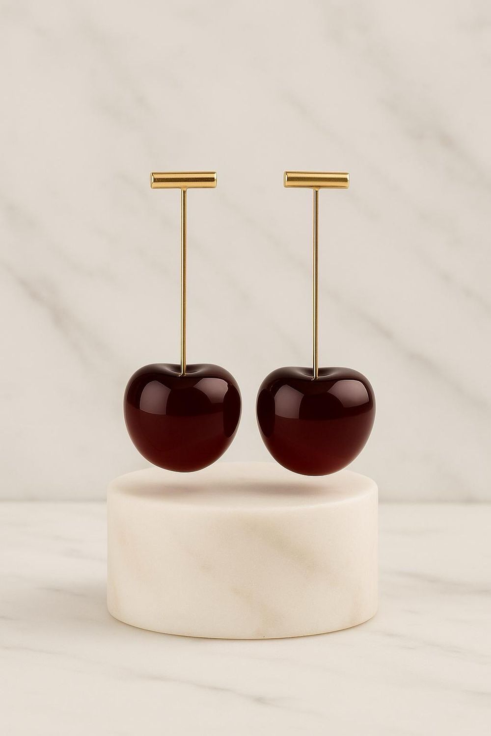 Aros cereza (enchapados)
