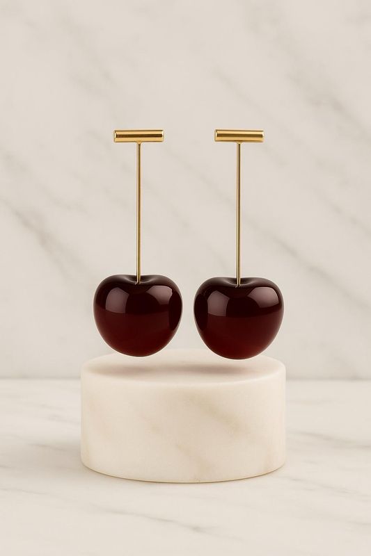 Aros cereza (enchapados)