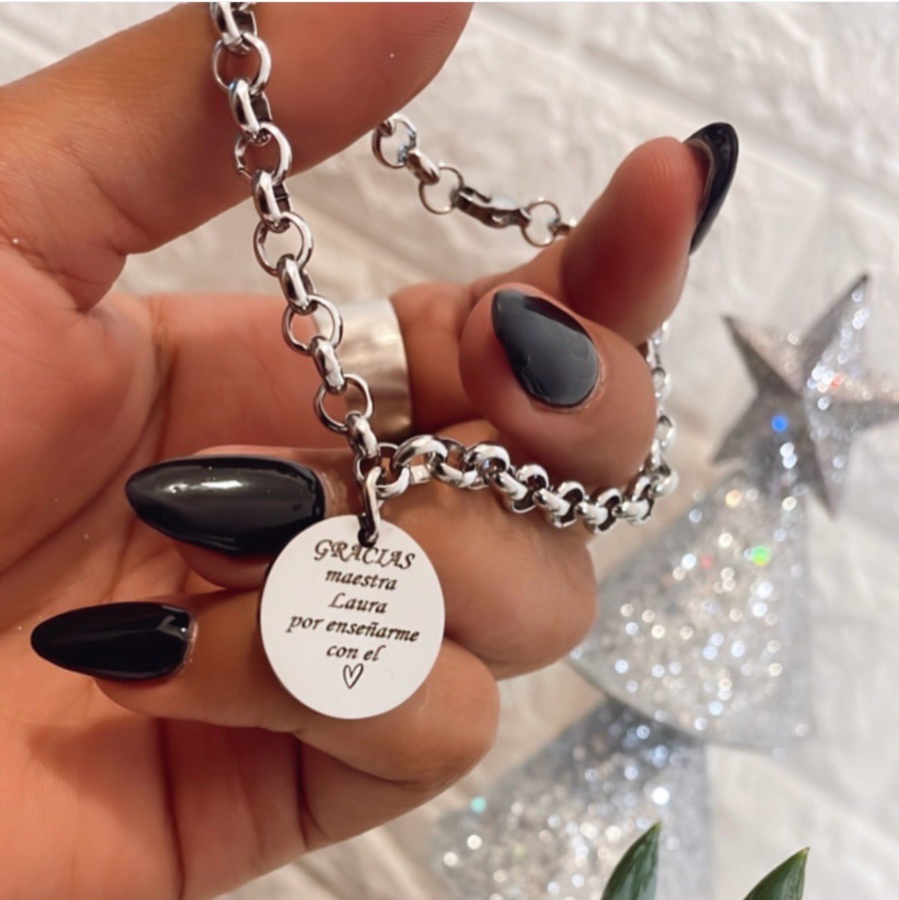 Pulsera rolo acero