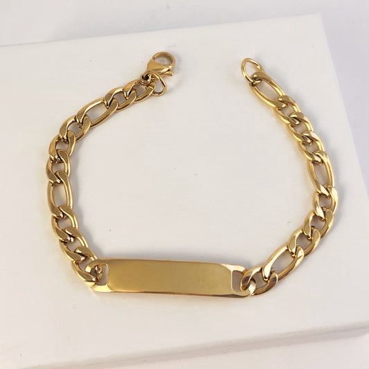 Pulsera identidad gold