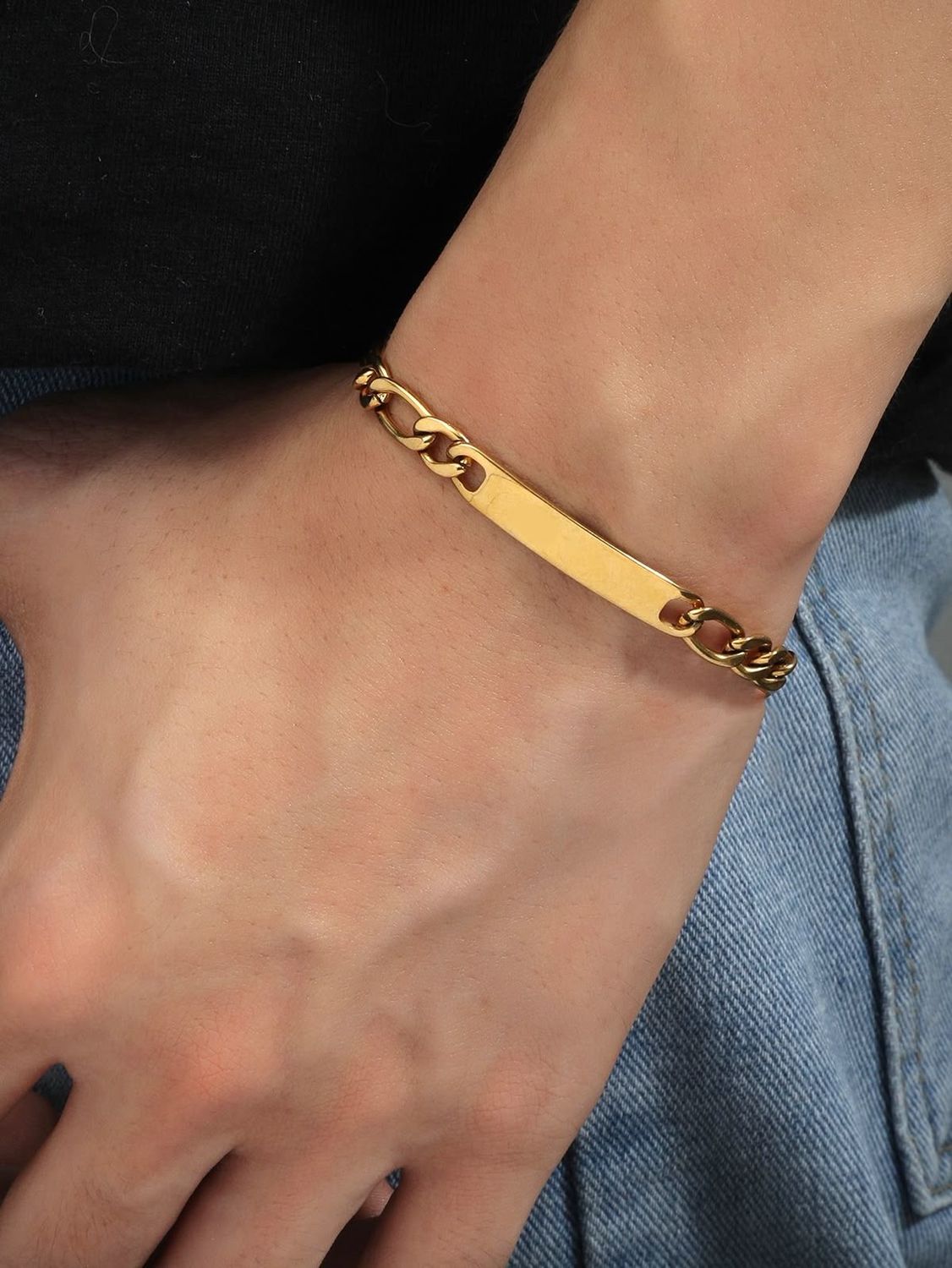 Pulsera identidad gold