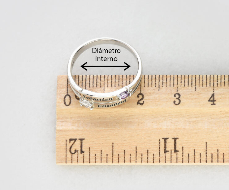 Anillo de mesa rectangular Grabado láser