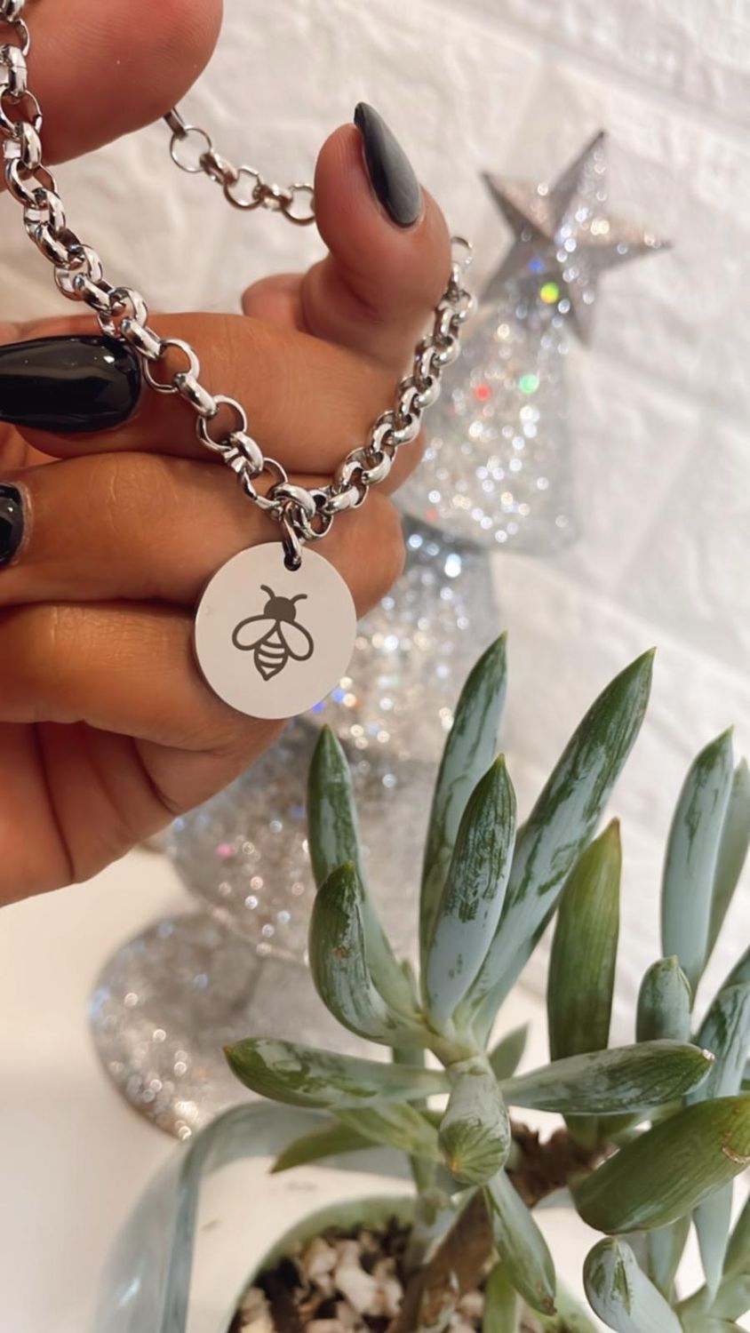 Pulsera rolo acero