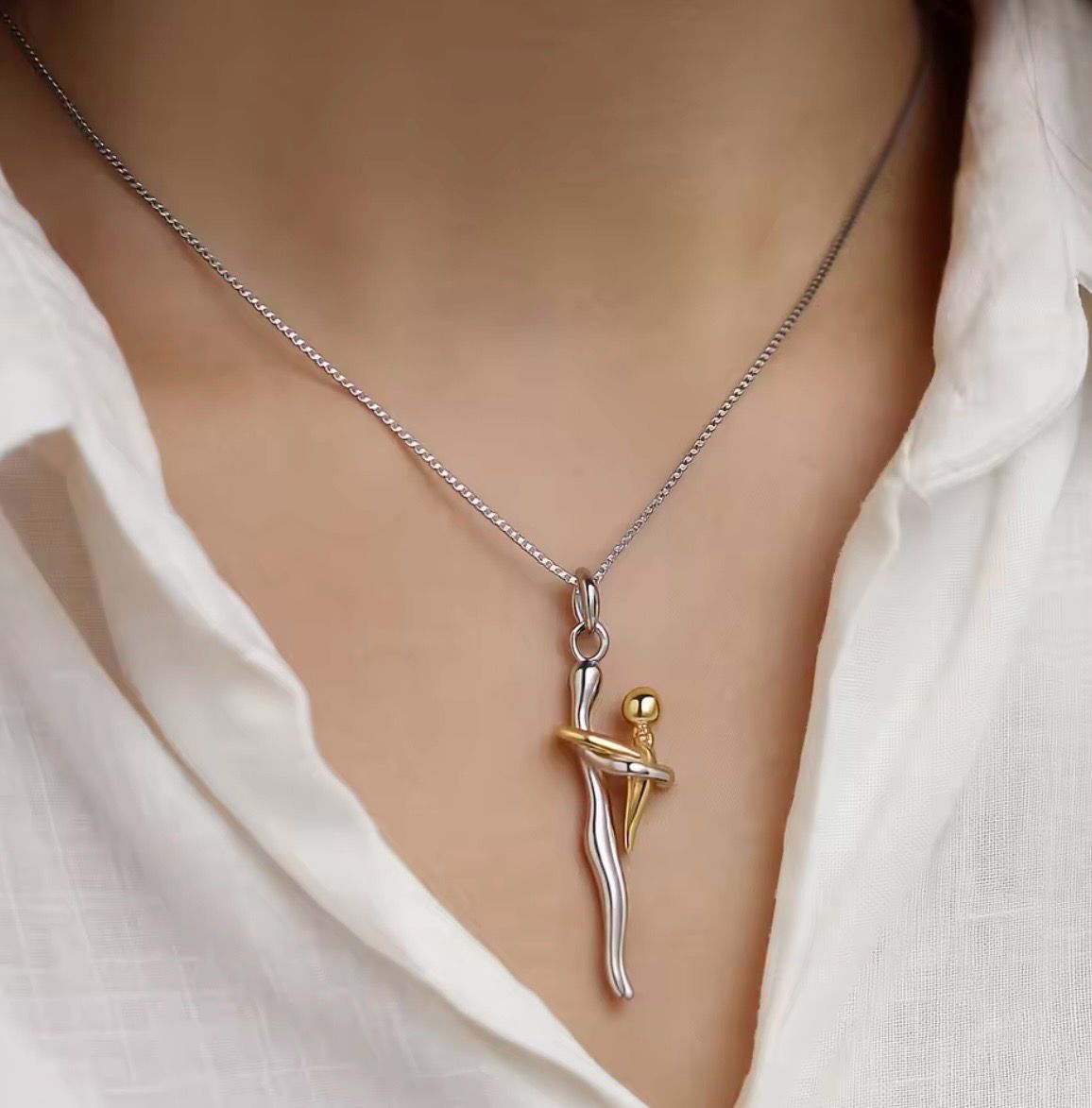 Collar abrazo madre e hij@