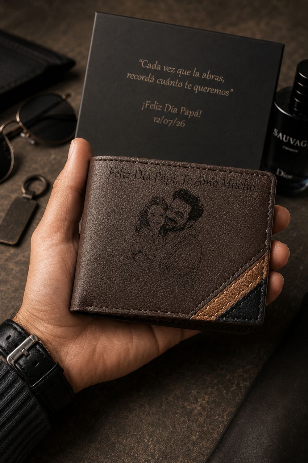 Billetera con foto