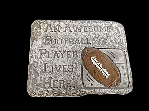 Awesome Football Player Stone