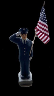 27" Air Force Statue w/ Flag