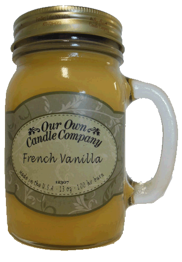 French Vanilla Mason Jar Candle