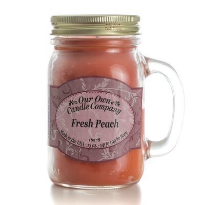 Peach Mason Jar Candle