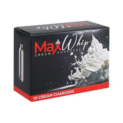 MaxWhip 8.5gm Cream Chargers (36x10pk) 910