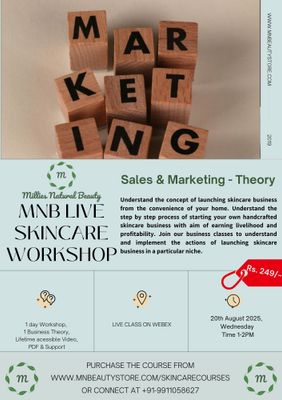 Sales &amp; Marketing - Business Module - LIVE WORKSHOP on 20th  August 2025