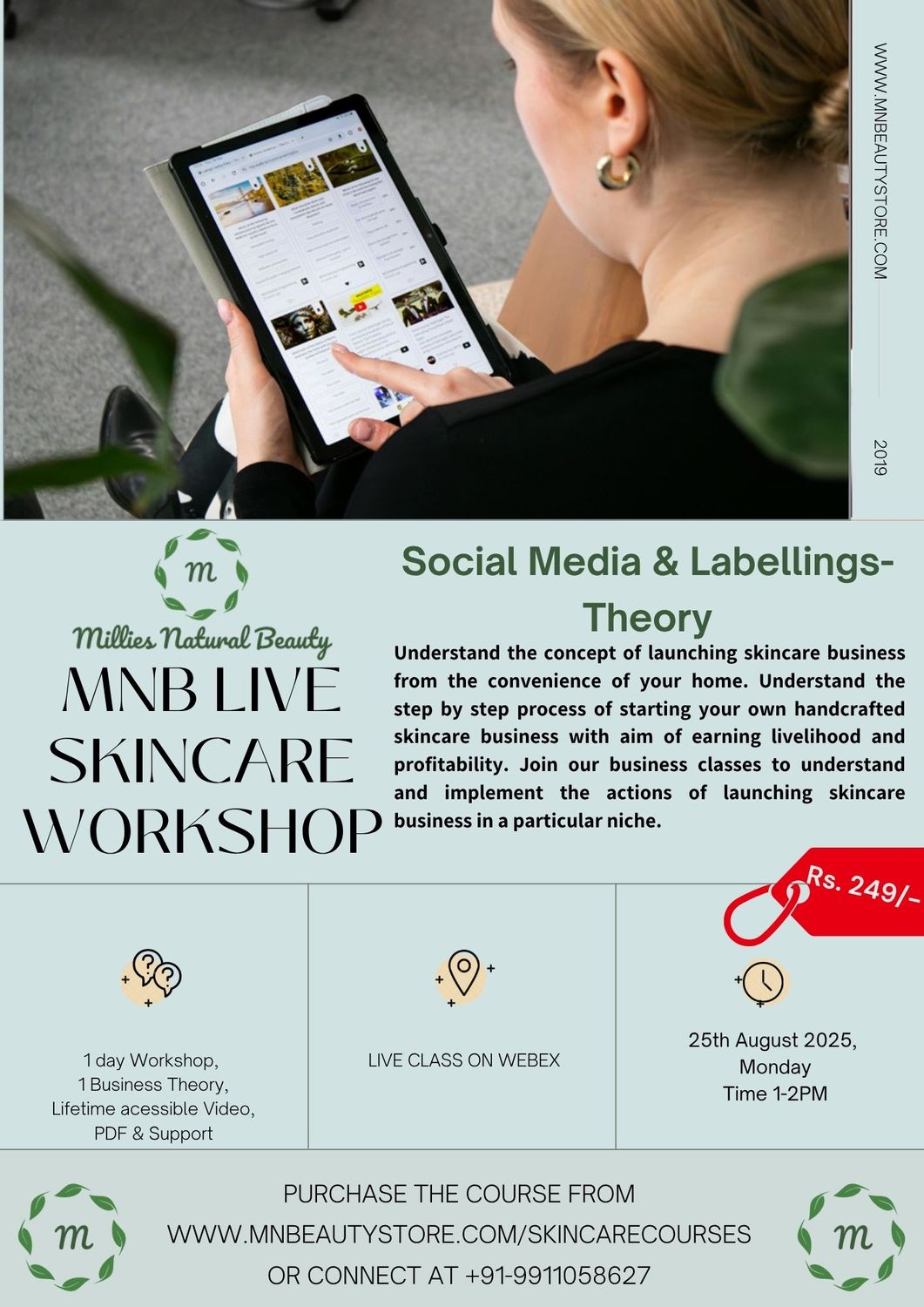 Social Media &amp; Labellings - Business Module - LIVE WORKSHOP on 25th  August 2025