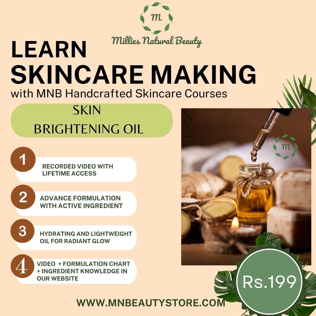 Learn Skin Brightening Oil Facial Serum