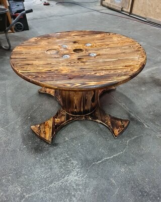 Bespoke cable reel table