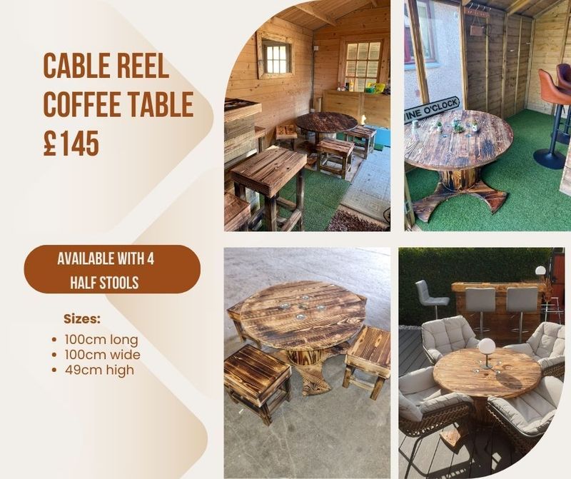 Bespoke cable reel table