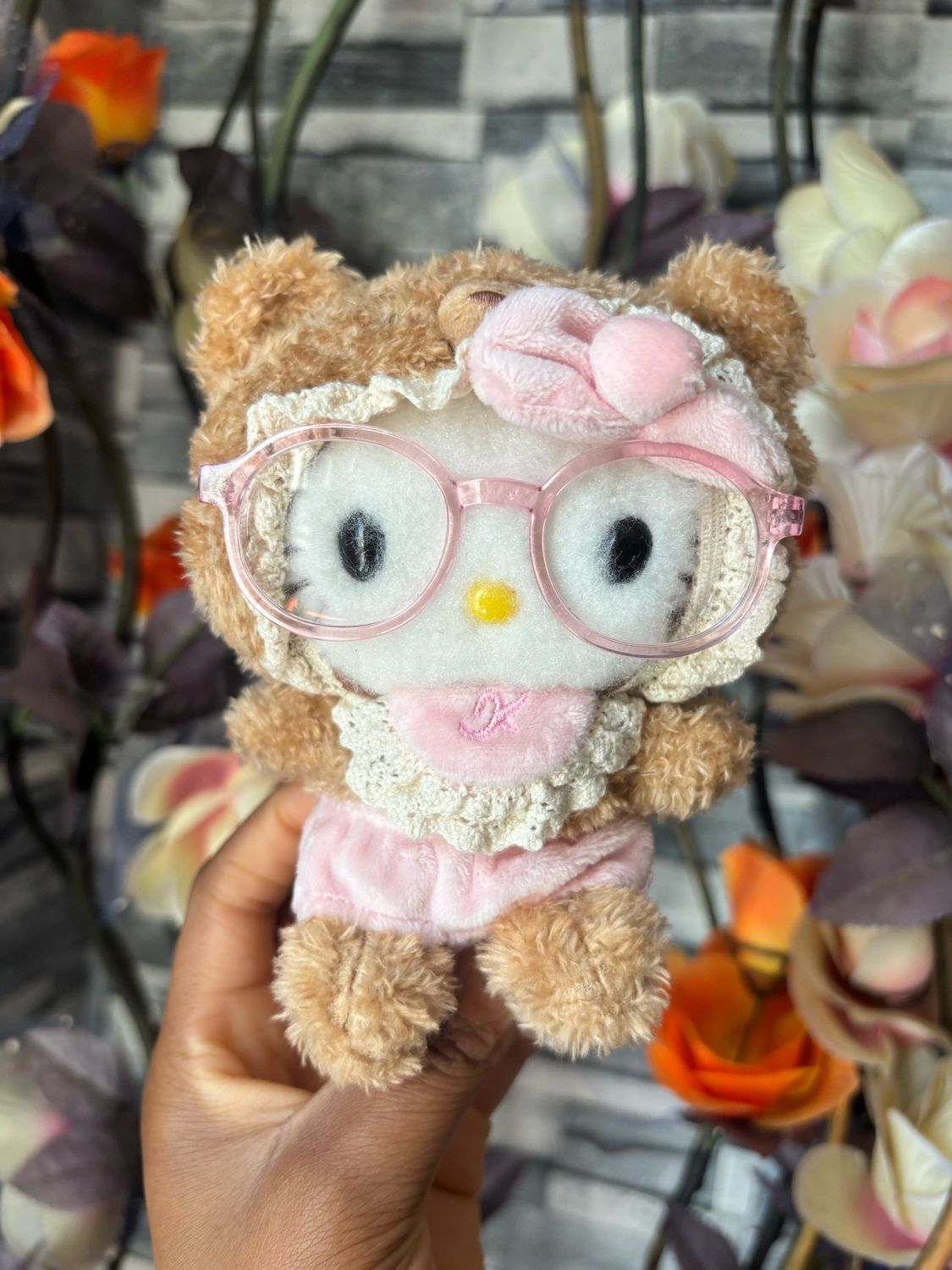 Hello Kitty Bear Baby Keychain