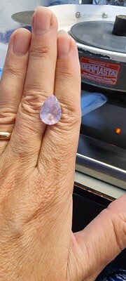 Lavender Quartz Pear cut