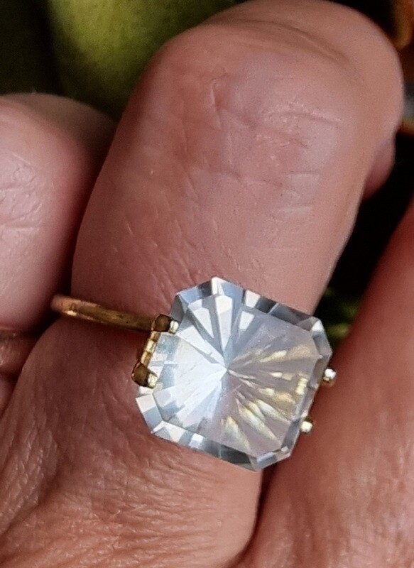 Citrine Square Brilliant