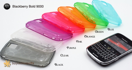 TPU Silicone Soft Hard Gel Case Blackberry Bold 9000