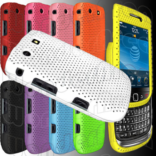 Hard Mesh Grid Case Cover for Blackberry Torch 9800
