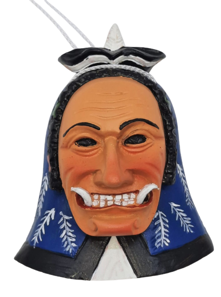 Sammlermaske "Federahannes Rottweil", blau