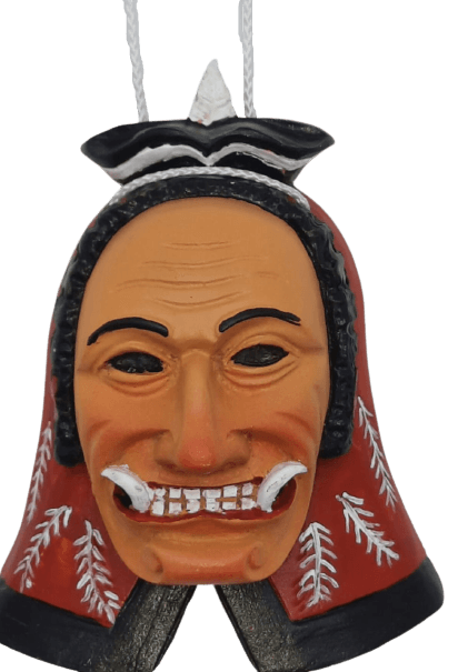 Sammlermaske "Federahannes Rottweil", rot