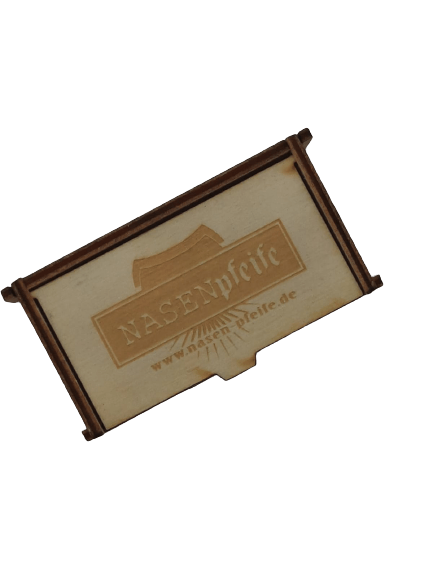 Edle Verpackung für die Nasenpfeife