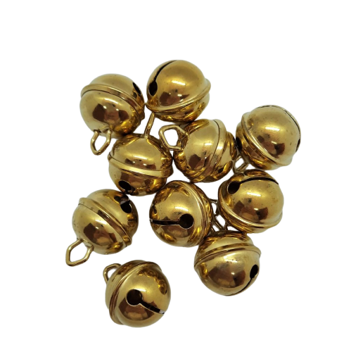 Glöckle Glocken Glöckchen 19mm gold 10er Set