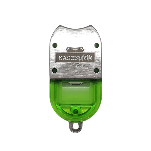 Nasenpfeife, grün transparent
