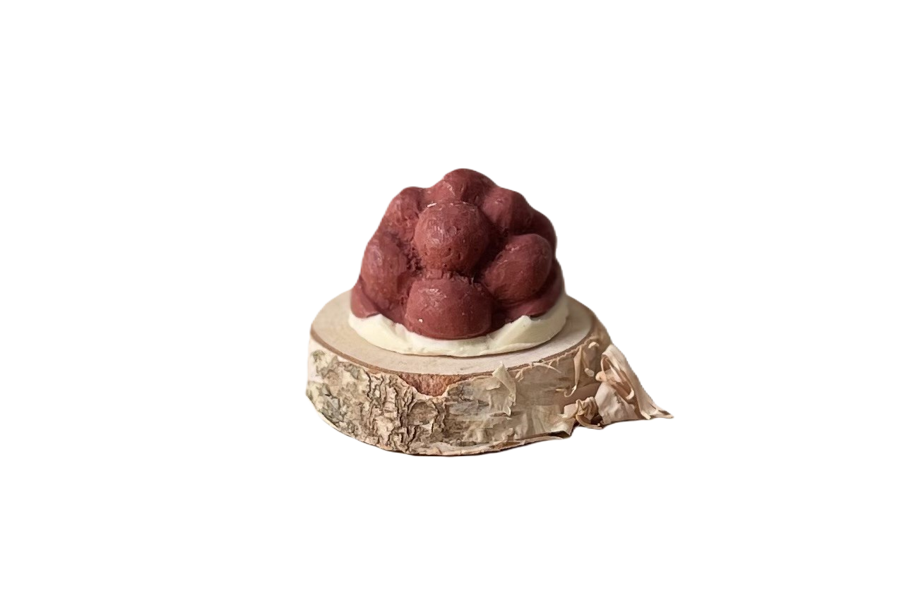 Seife "Bollenhut" auf Holzstämmchen