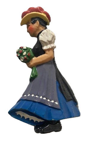 Magnet Trachtenfrau aus dem Schwarzwald