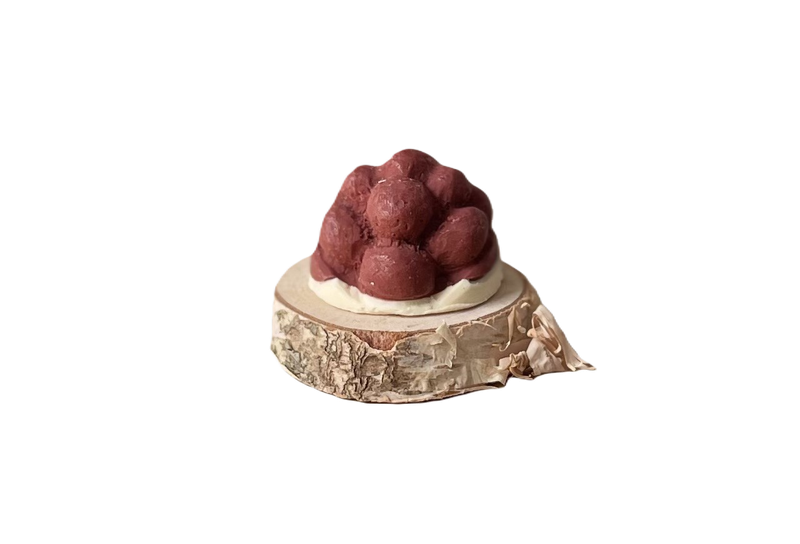 Seife "Bollenhut" auf Holzstämmchen