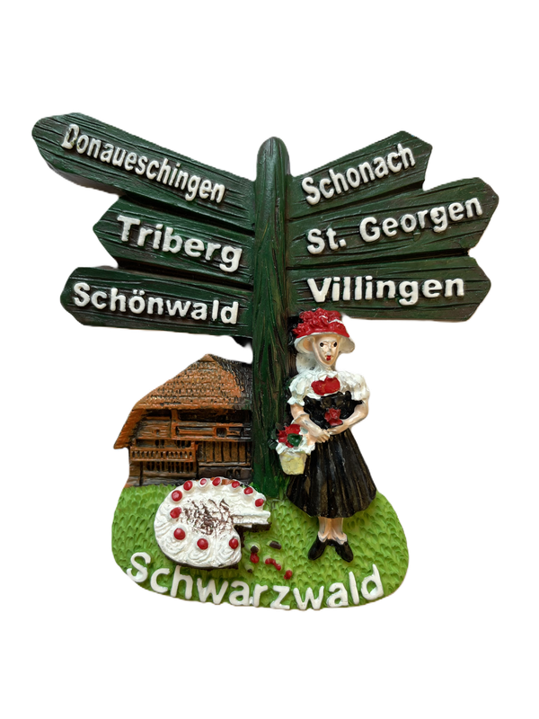 Magnet Wegweiser im Schwarzwald
