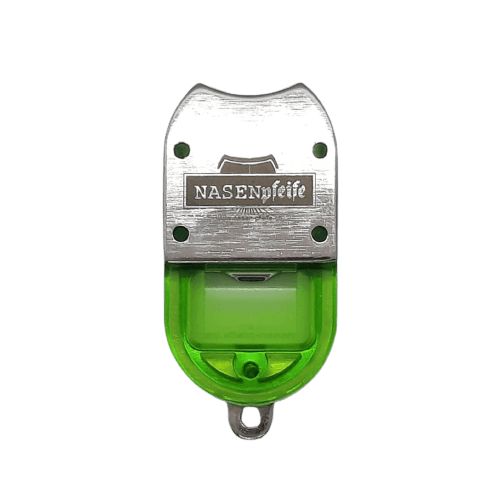 Nasenpfeife, grün transparent Nasenpfeife, grün transparent