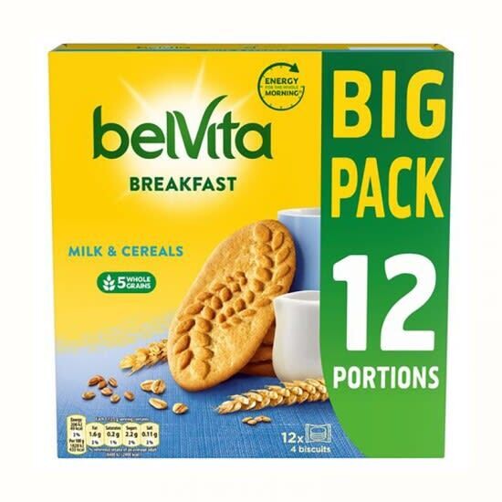 BelVita Breakfast Milk & Cereals, 12 Pack