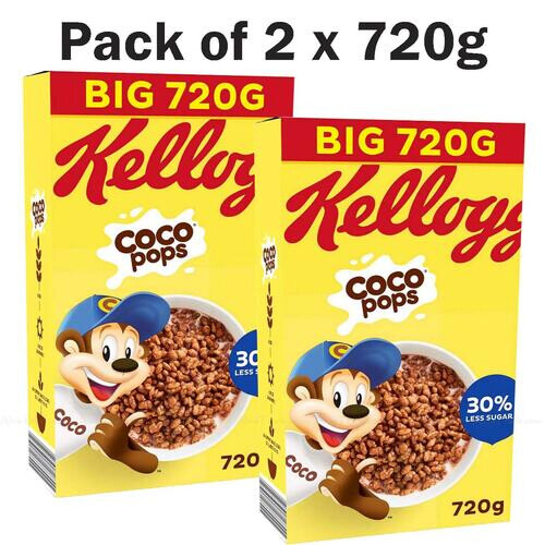 Kellogg's Coco Pops, 2 x 720g