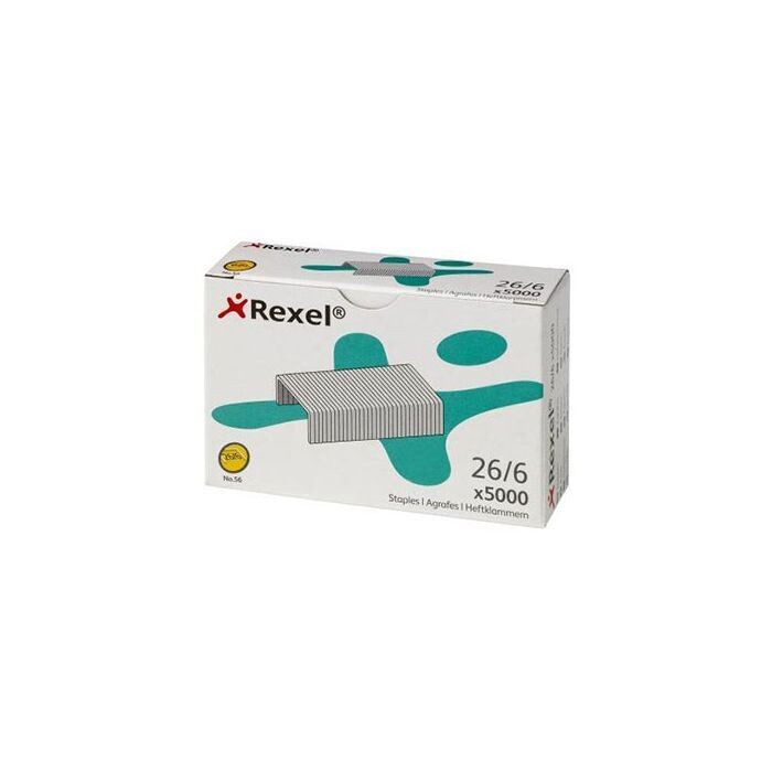 Rexel No.56 Stapler Pin - 26/6, (Box of 5000)